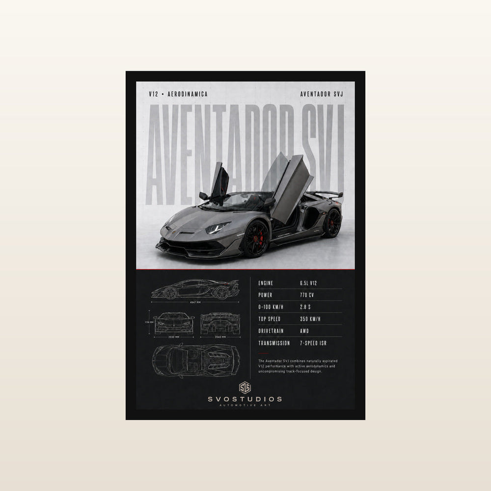 Satin Grey V12 Technical Blueprint
