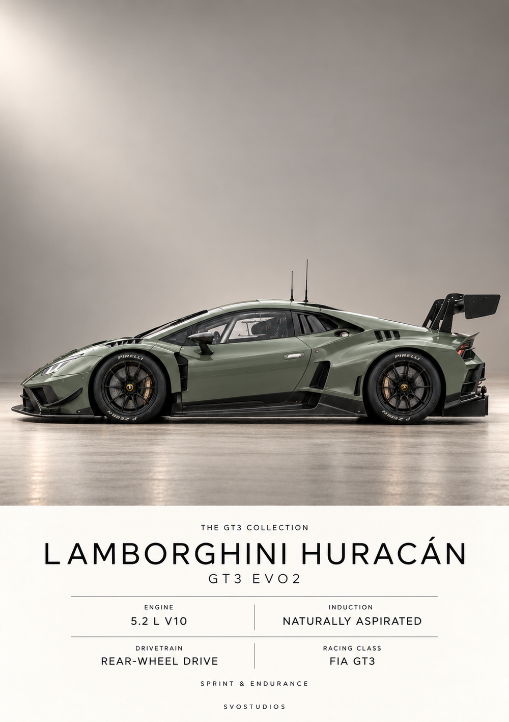 Lamborghini Huracán GT3 EVO2 — GT3 Studio Edition