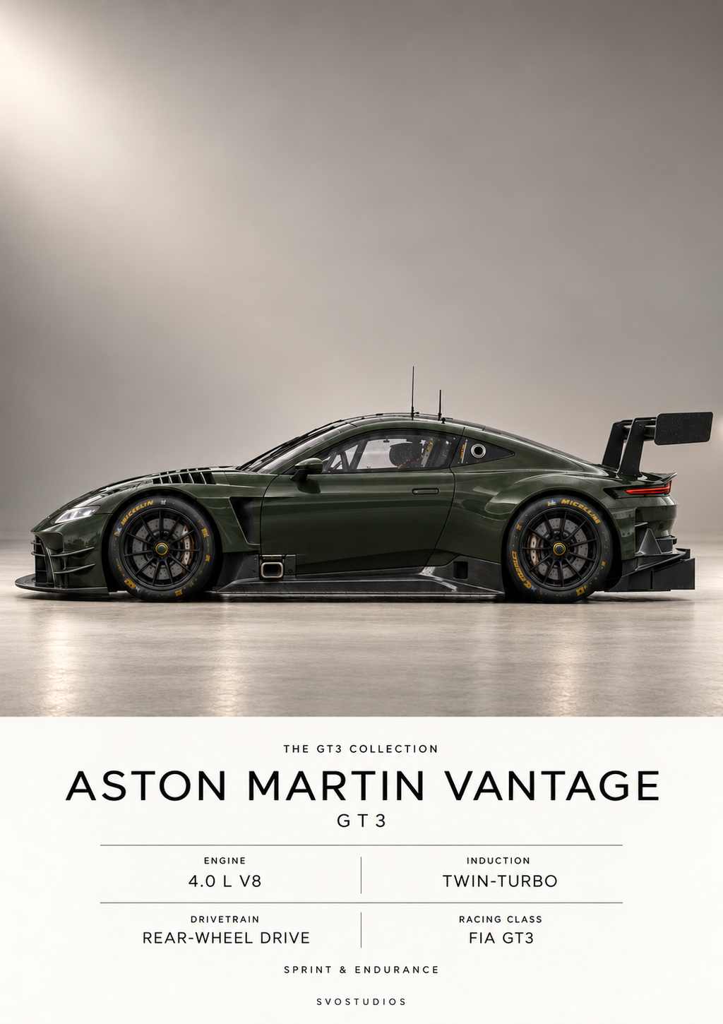 Aston Martin Vantage GT3 artwork only