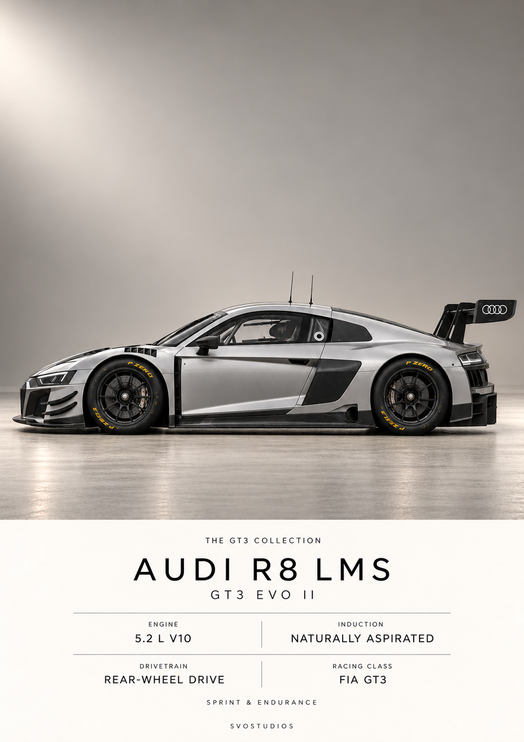 Audi R8 LMS GT3 EVO II artwork only