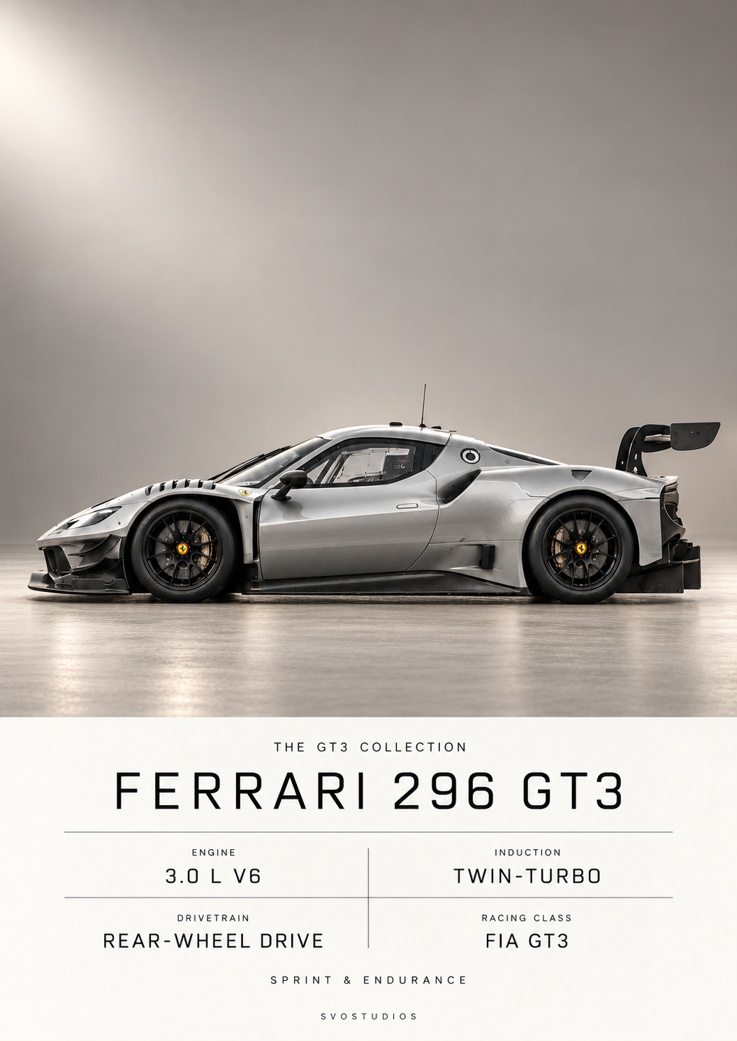 Ferrari 296 GT3 artwork only