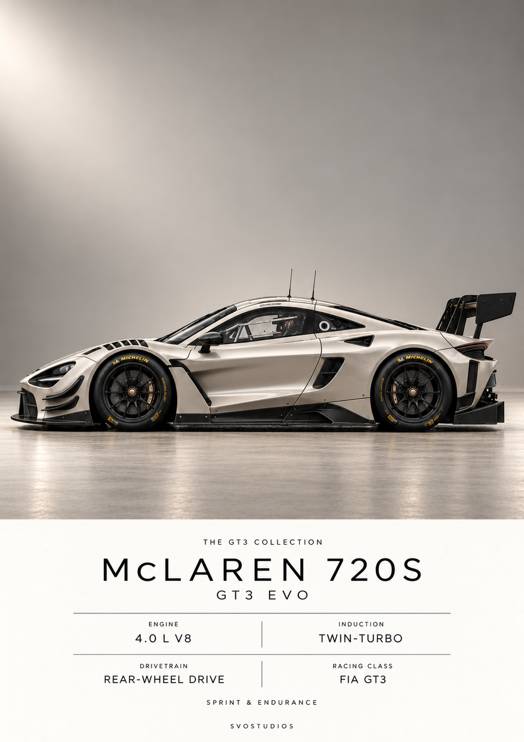 McLaren 720S GT3 EVO artwork only