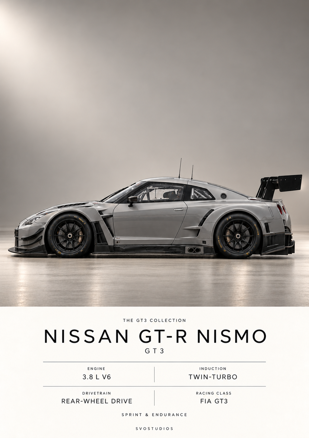 Nissan GT-R Nismo GT3 artwork only