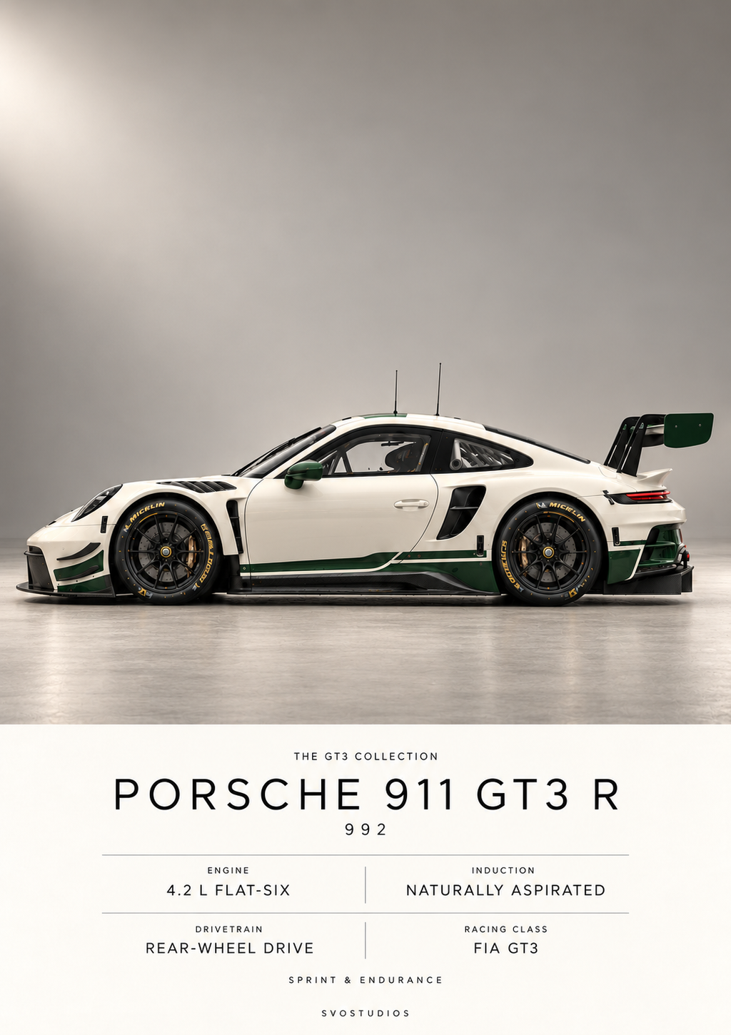 Porsche 911 GT3 R (992) artwork only